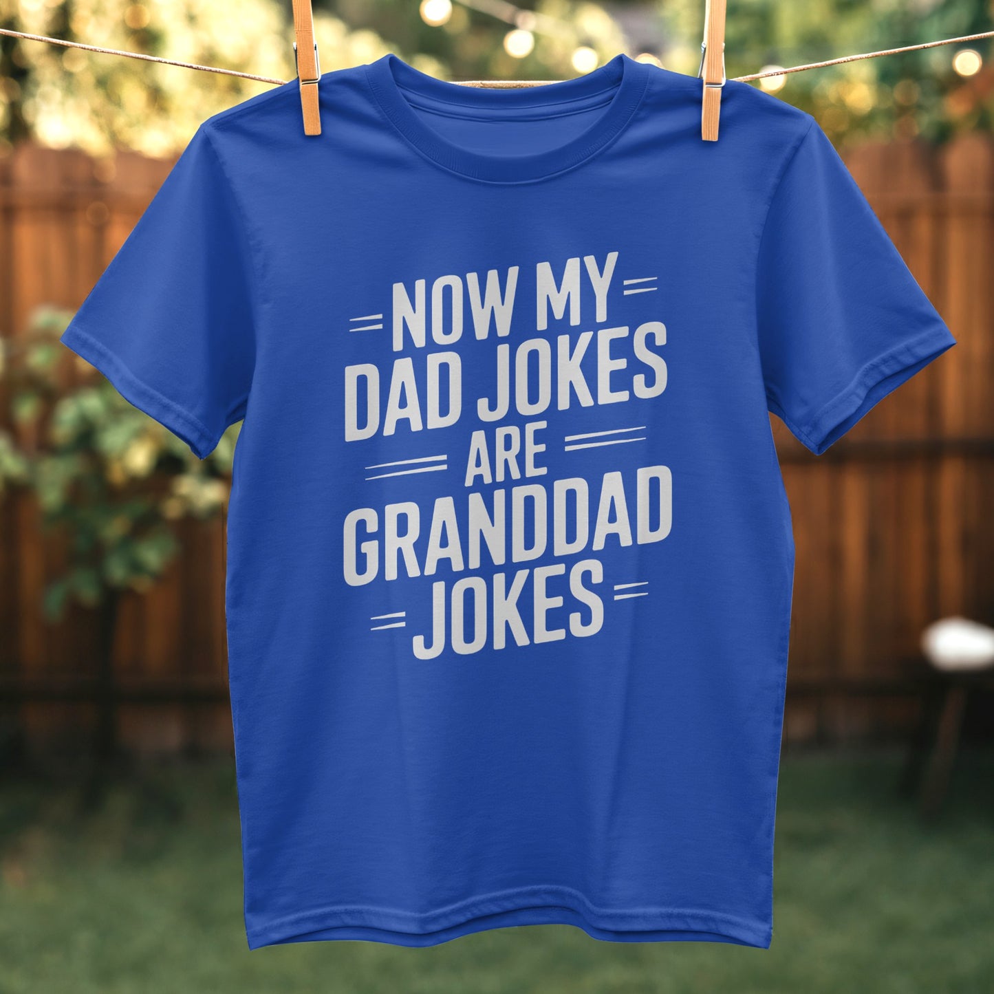 Now My Dad Jokes Are Granddad Jokes T-shirt product type