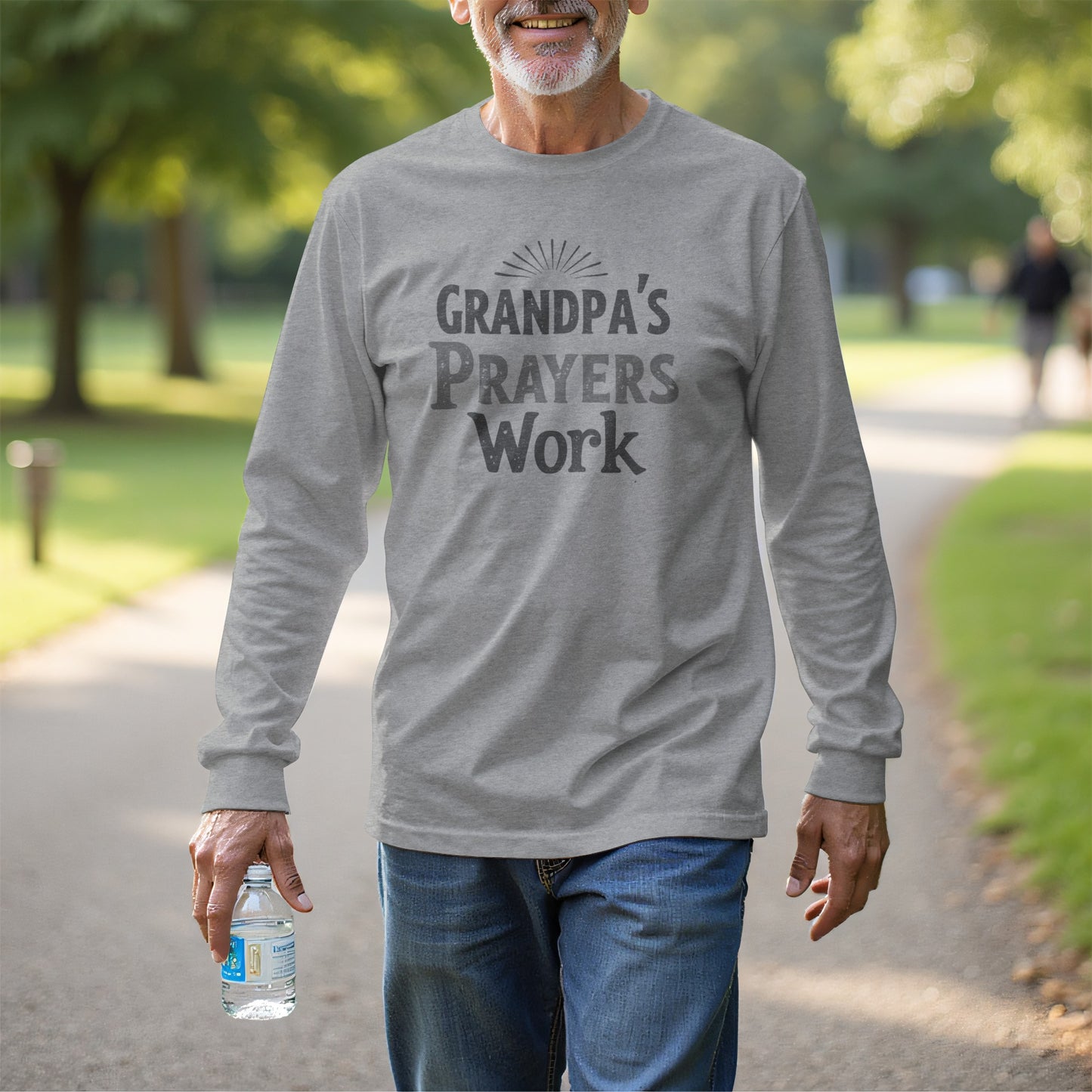 Grandpa's Prayers Work Long Sleeve Shirt product type
