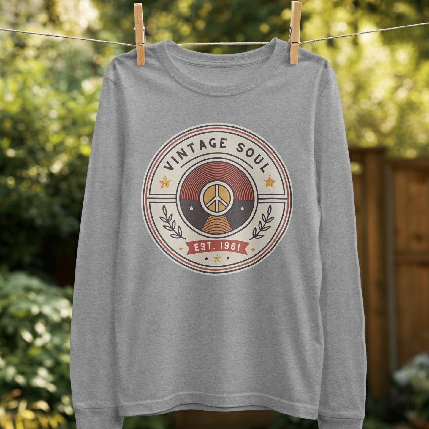 Vintage Soul Est 1961 Peace Sign Graphic product