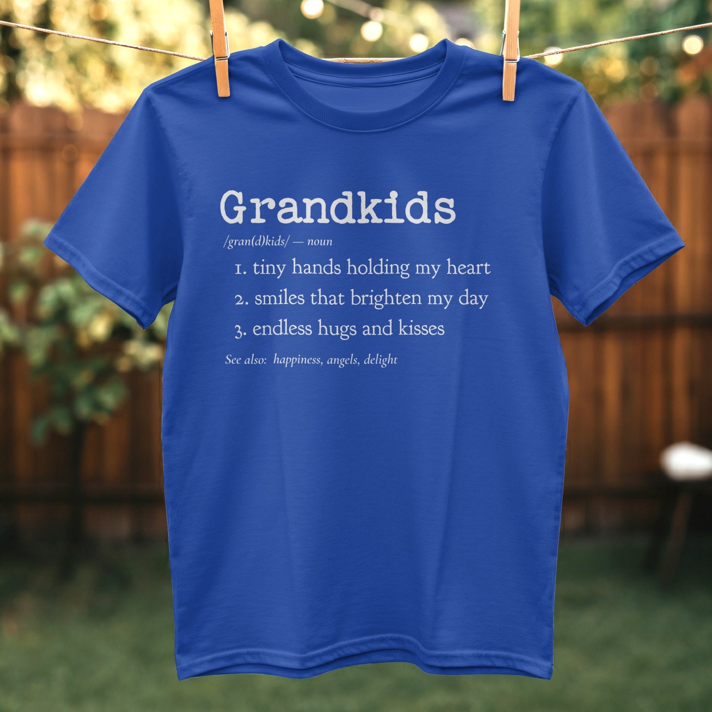 Grandkids Definition Shirt with Heartfelt Words product type
