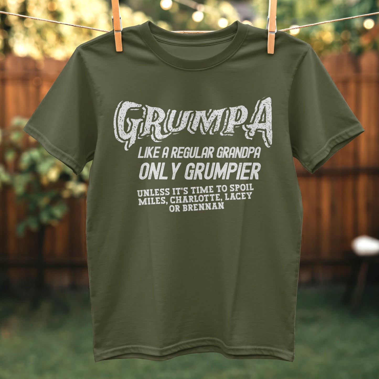 Grumpa Like a Regular Grandpa Only Grumpier T-shirt