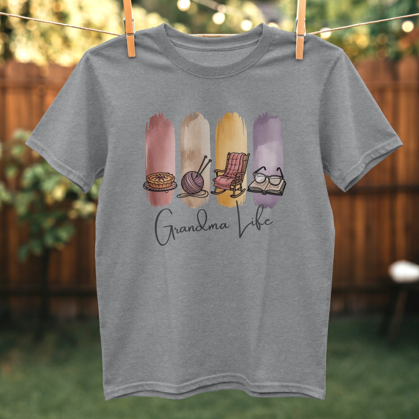 Grandma Life Graphic Tee Unisex Casual Shirt product type