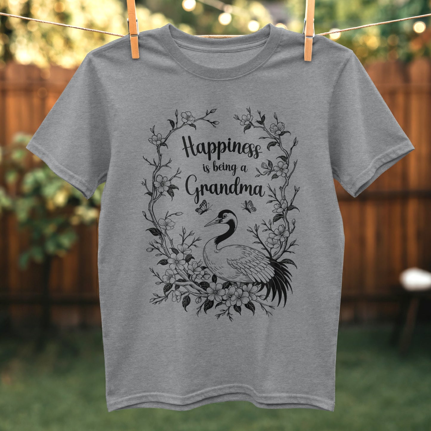 Happiness is Being a Grandma Graphic T-Shirt product