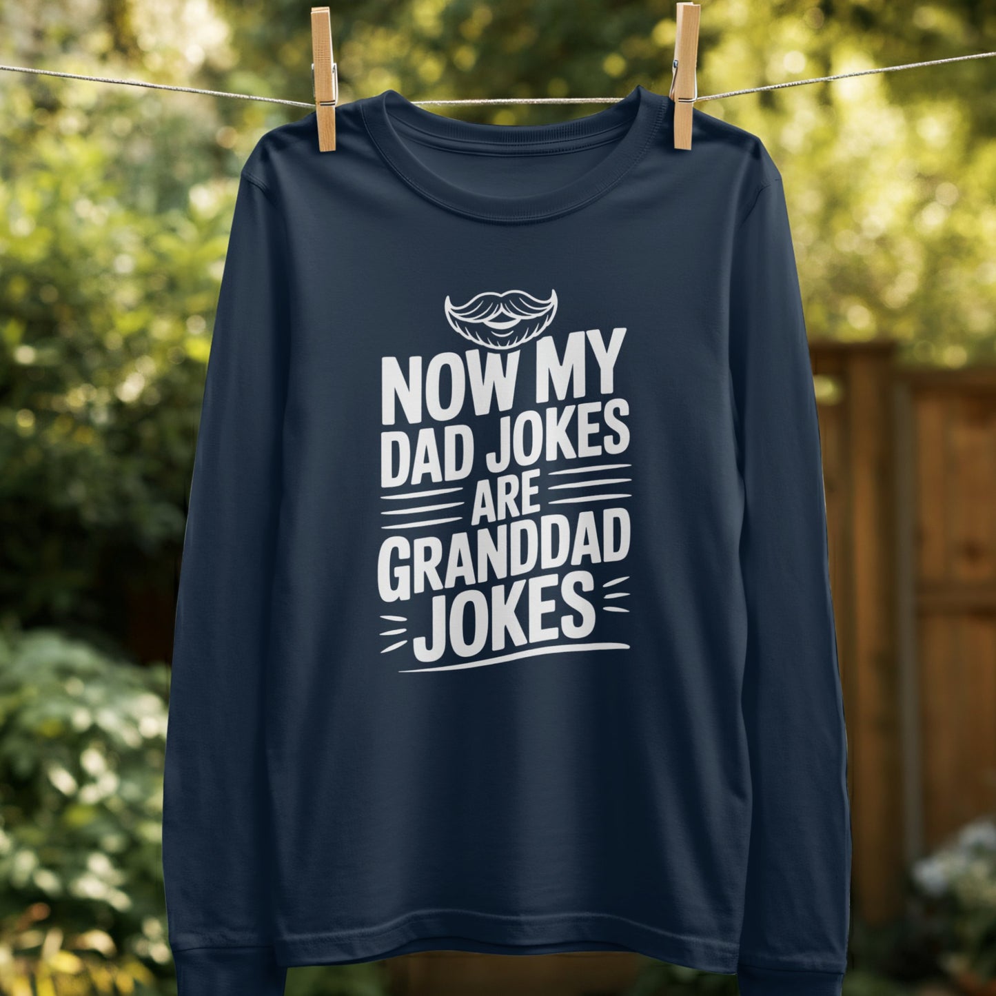 Now My Dad Jokes Are Granddad Jokes Shirt Product