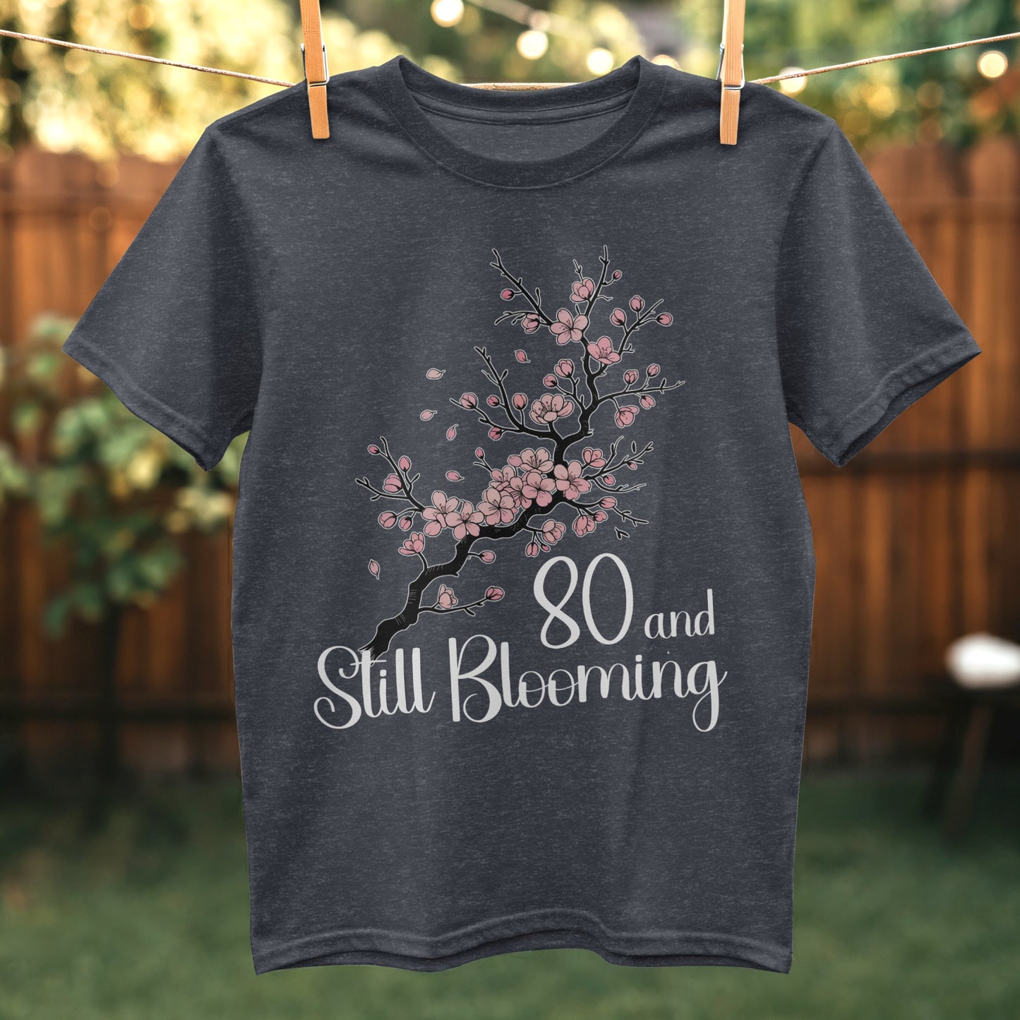 80 and Still Blooming Floral Graphic Tee product type