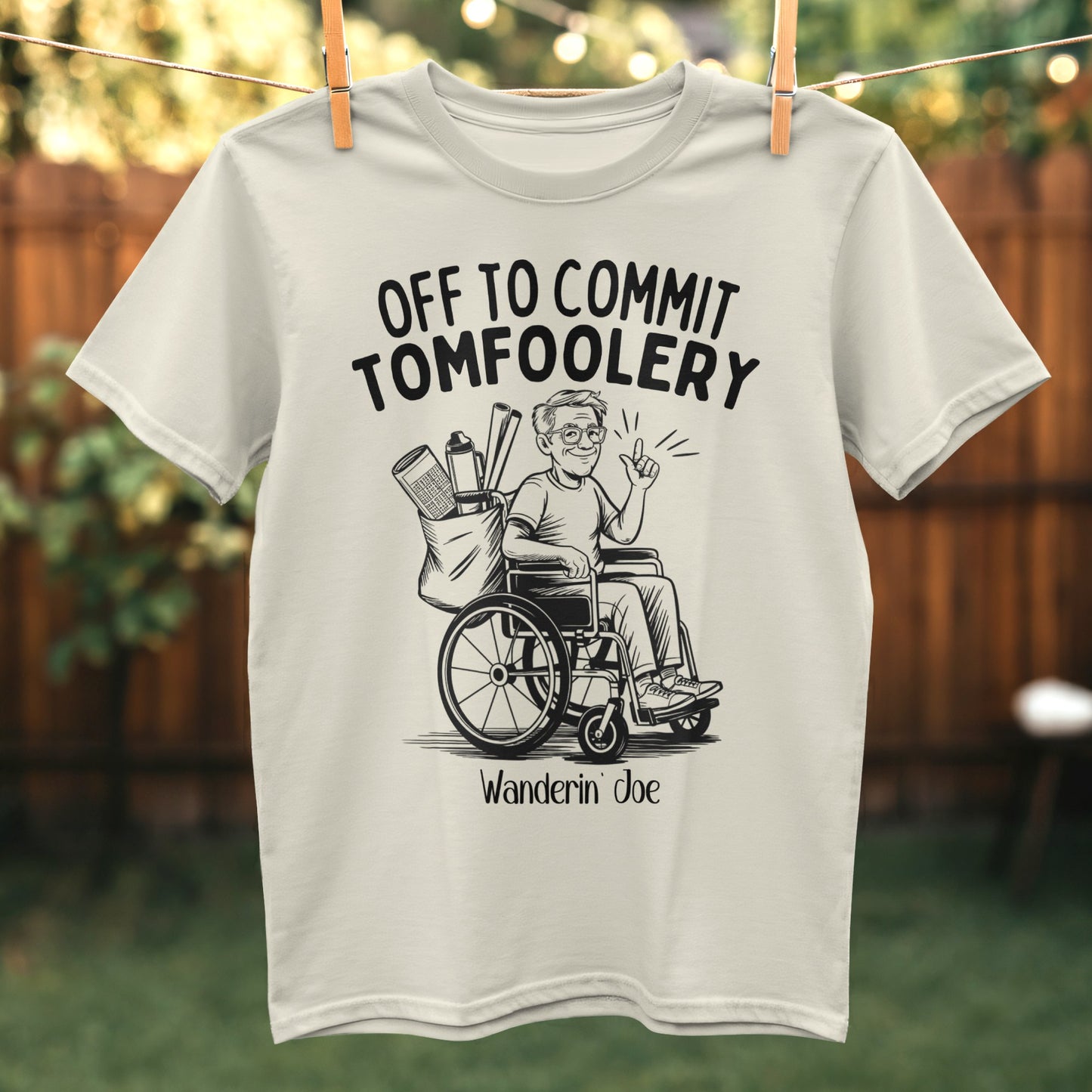 Off to Commit Tomfoolery Graphic Tee Shirt product type