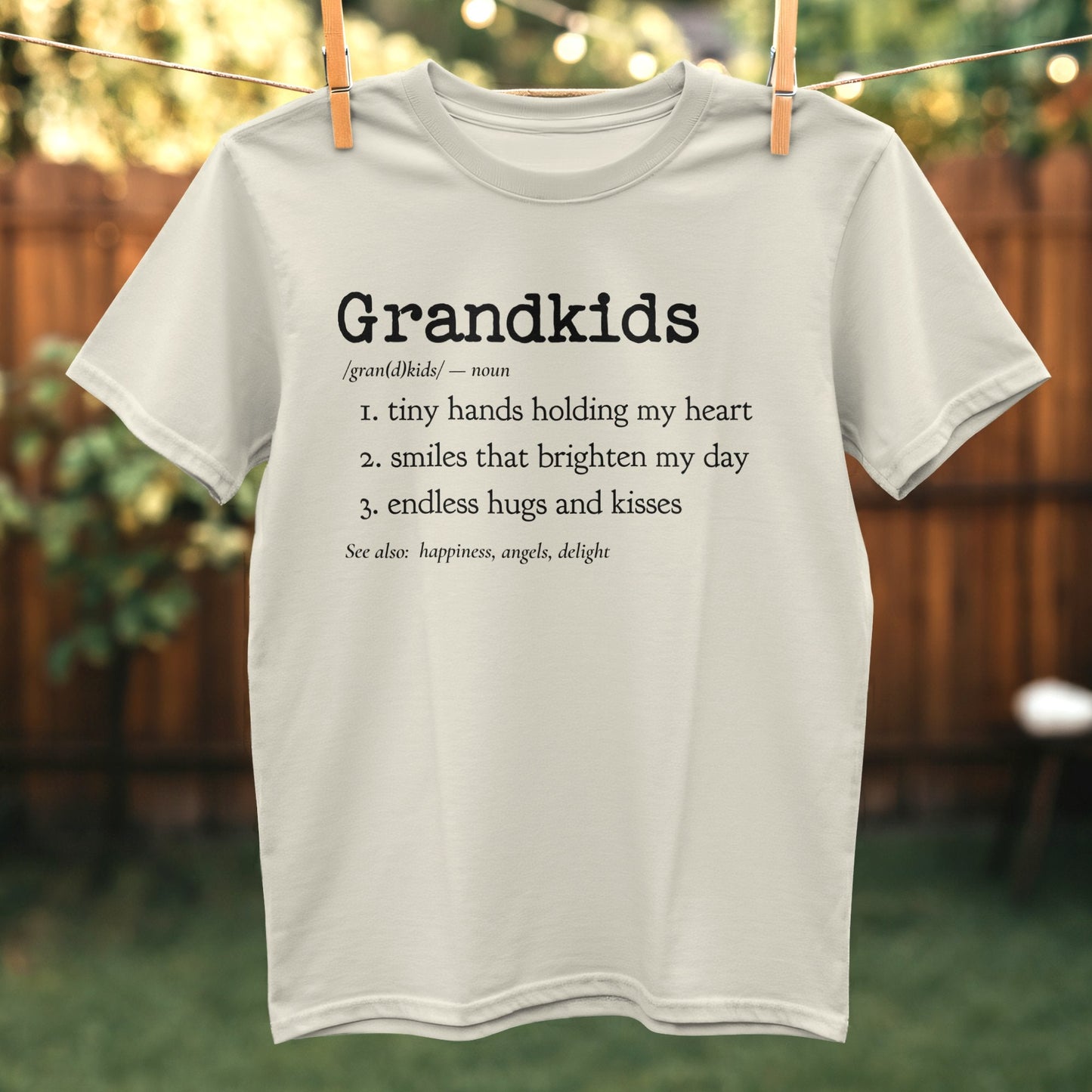Grandkids Definition White Tee Apparel product