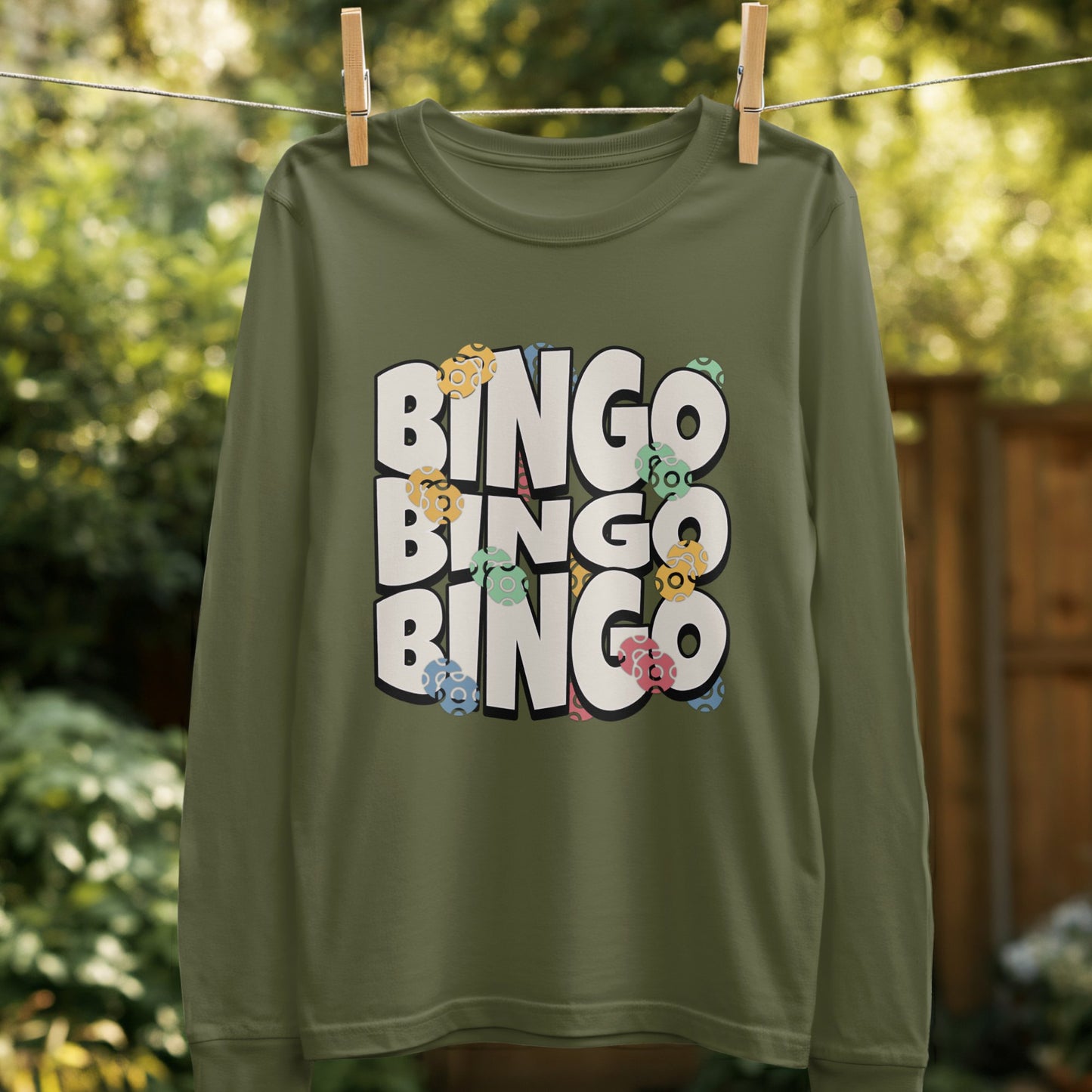 Bingo Bingo Bingo Graphic Printed Long Sleeve product