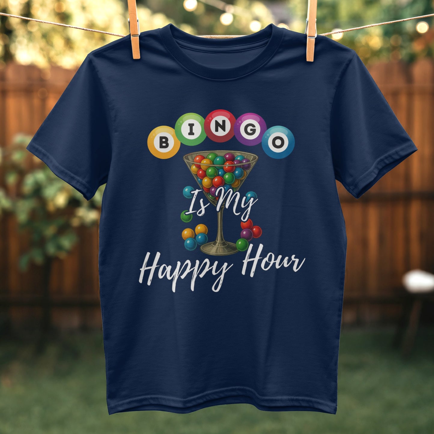 Bingo Is My Happy Hour Graphic Shirt product type