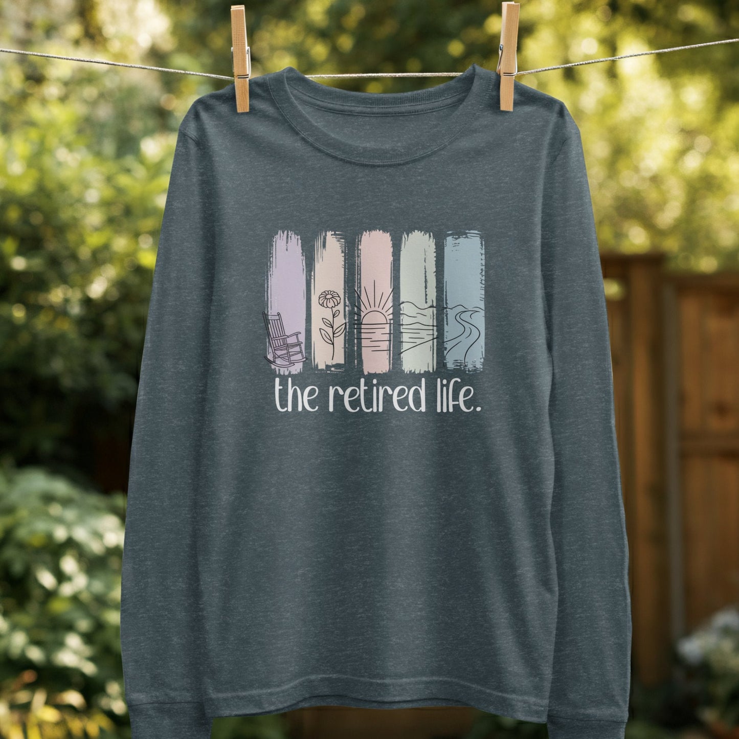 The Retired Life Graphic Long Sleeve Shirt product