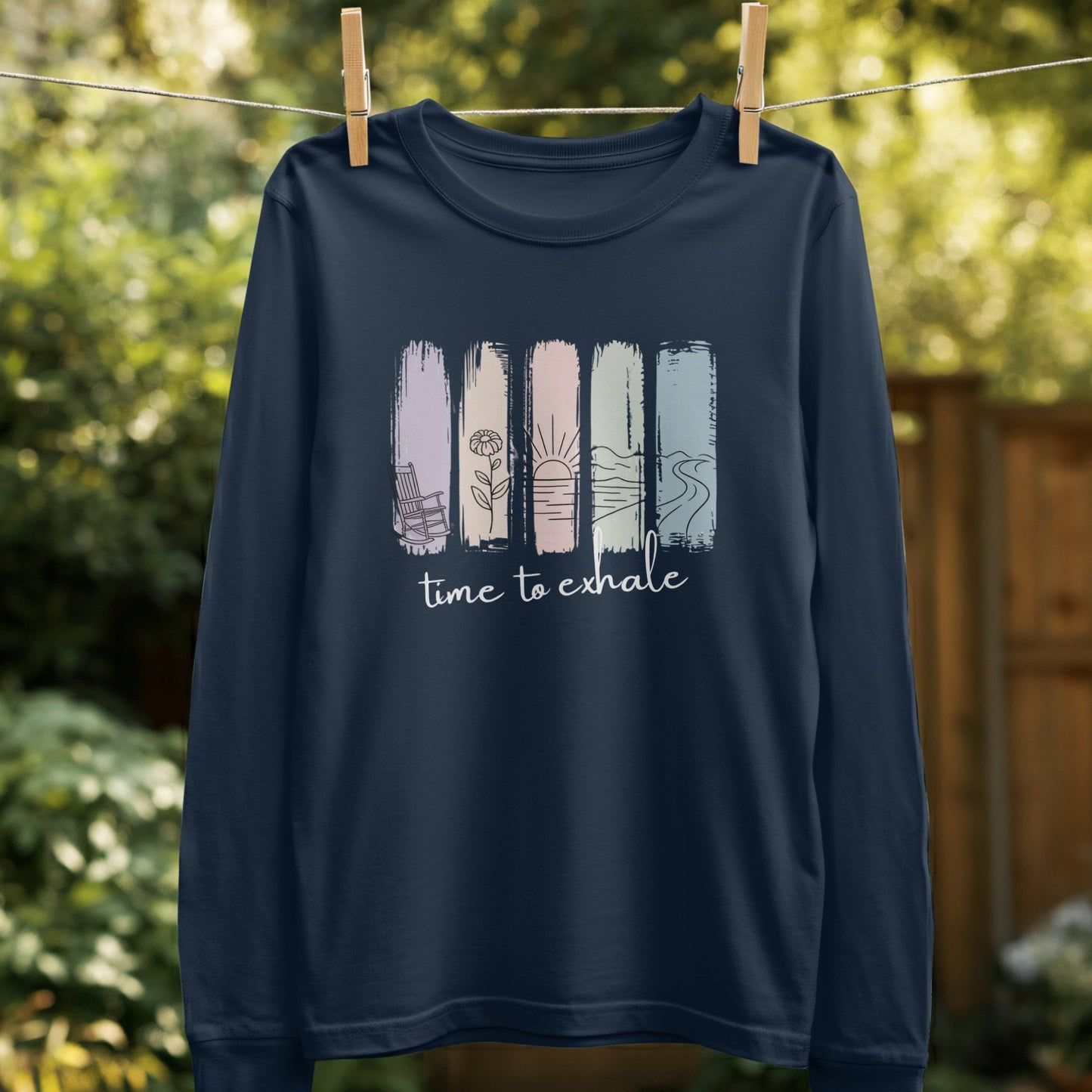 Time To Exhale Relaxing Outdoor Scene Shirt product