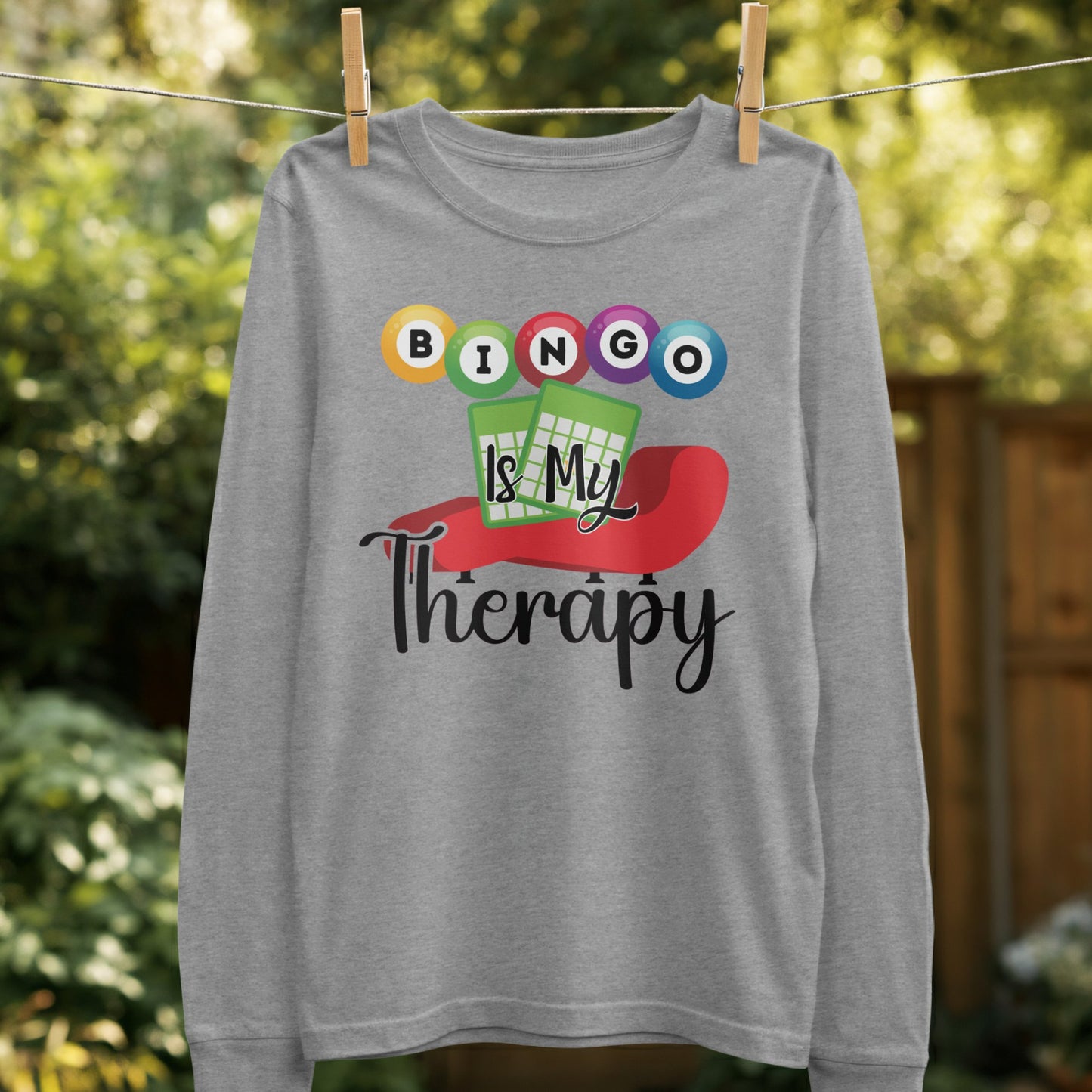 Bingo Is My Therapy Graphic Sweatshirt product type