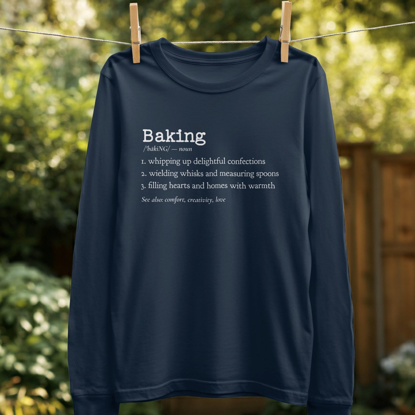 Baking Definition Long Sleeve Shirt product