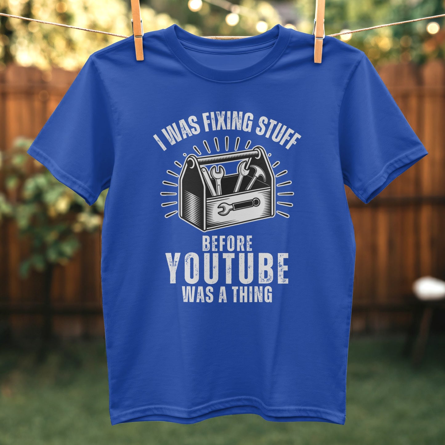 Fixing Stuff Before YouTube Was A Thing T-shirt product