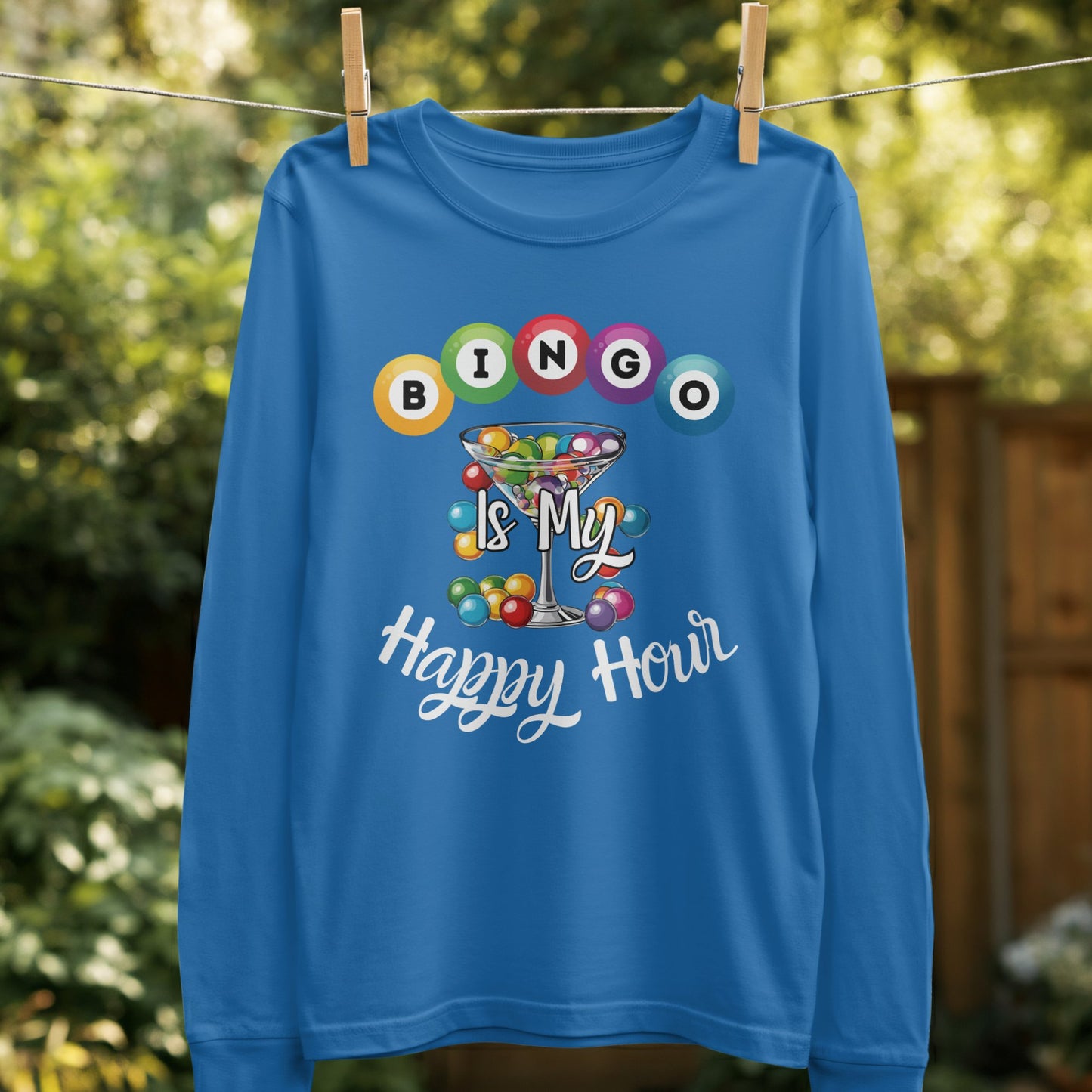 Bingo Is My Happy Hour Long Sleeve Shirt product