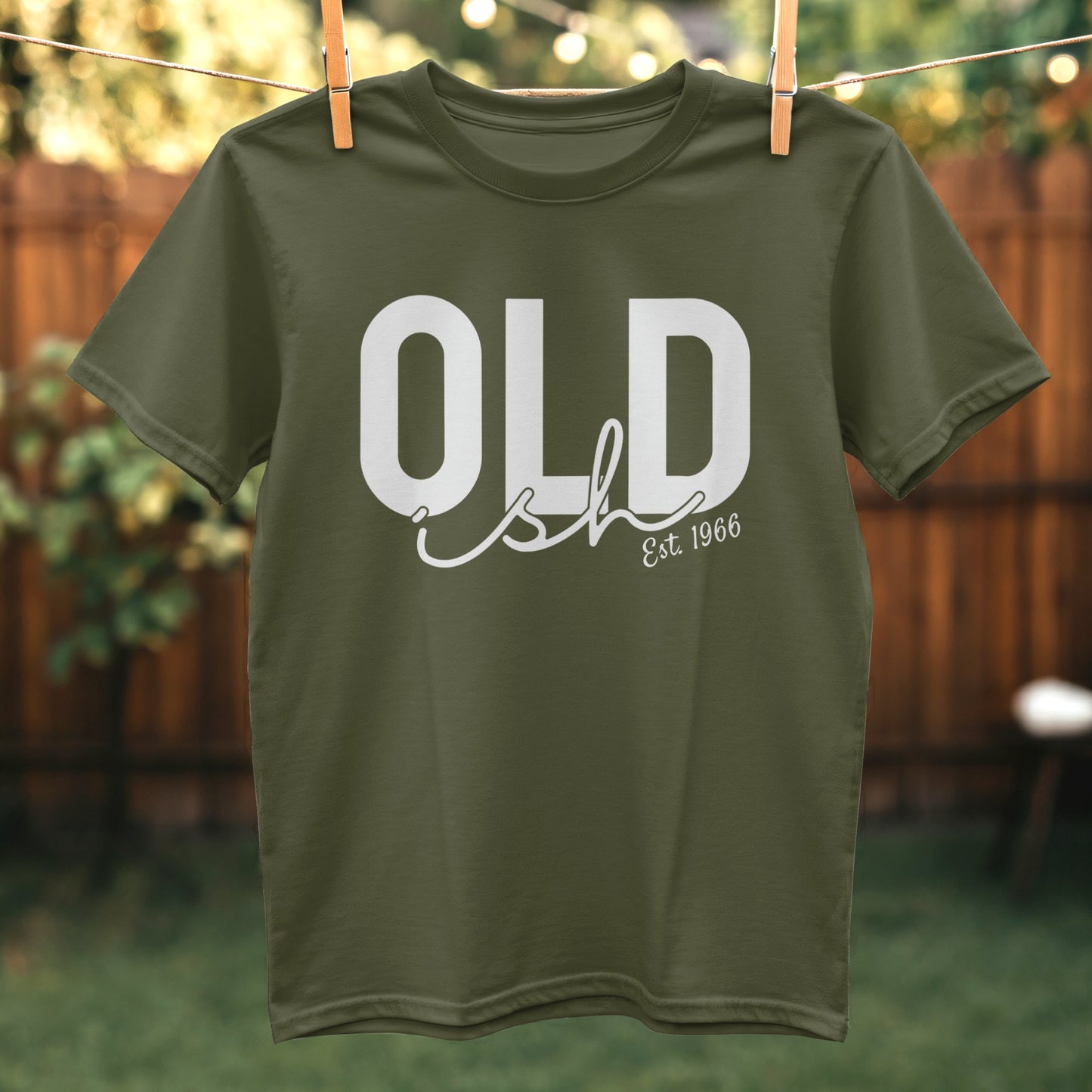 Old ish Est 1966 Graphic Print T-Shirt product type