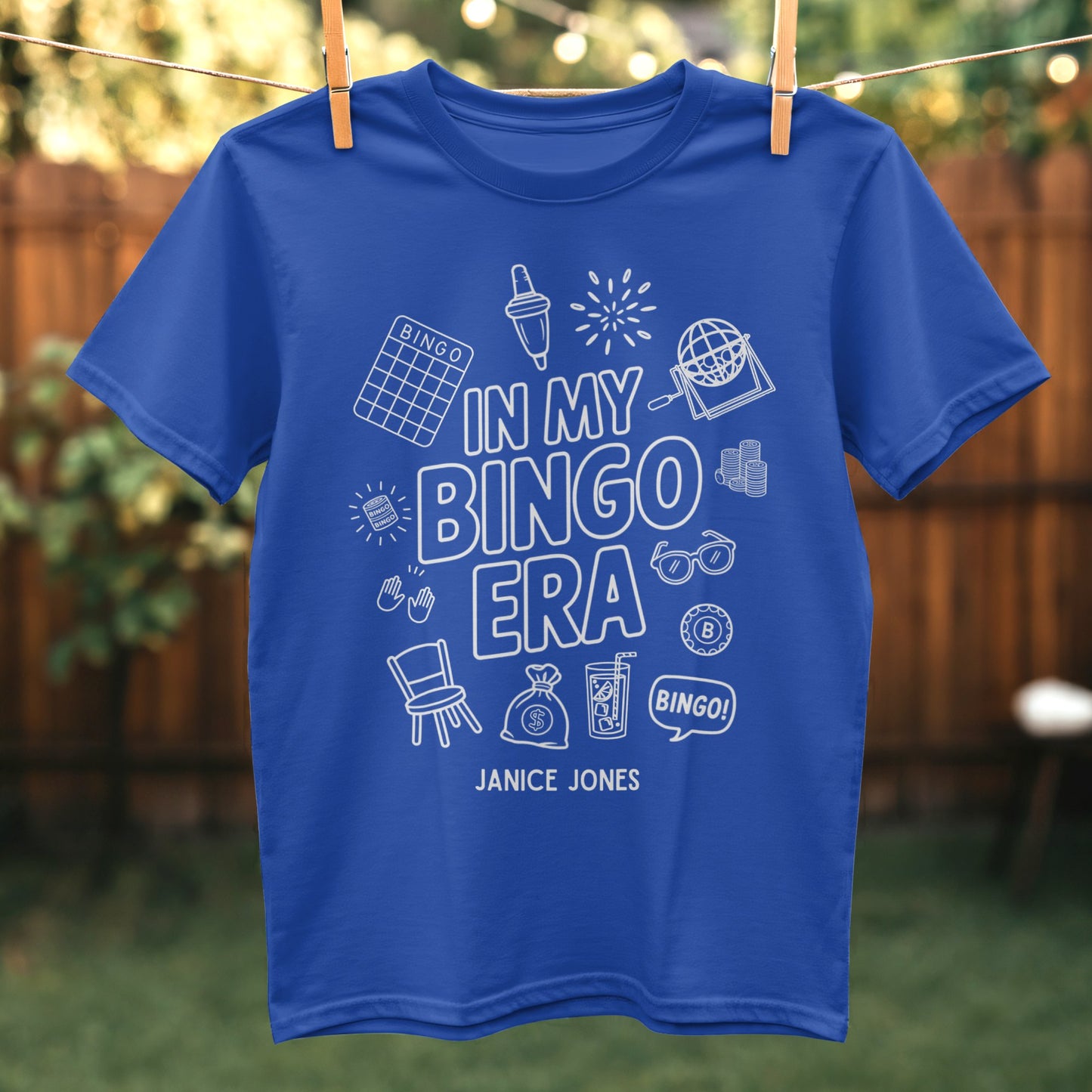 In My Bingo Era Themed Casual Short Sleeve Shirt product
