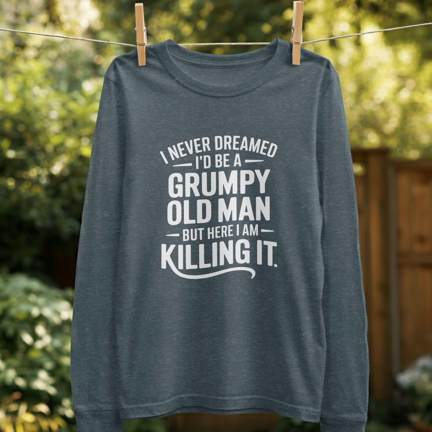 Grumpy Old Man Killing It Long Sleeve Shirt product type