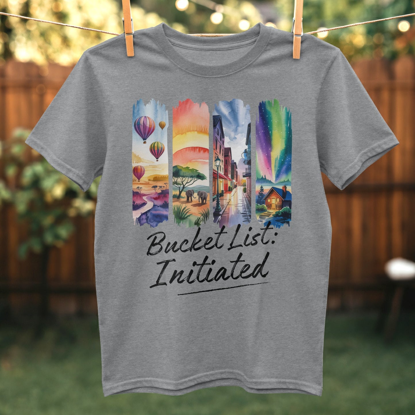 Bucket List Initiated Scenic Adventure T-Shirt