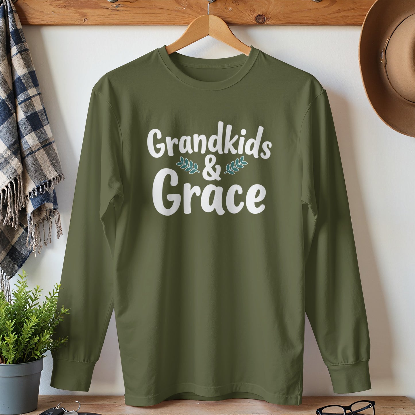 Grandkids and Grace Graphic Long Sleeve Shirt product type