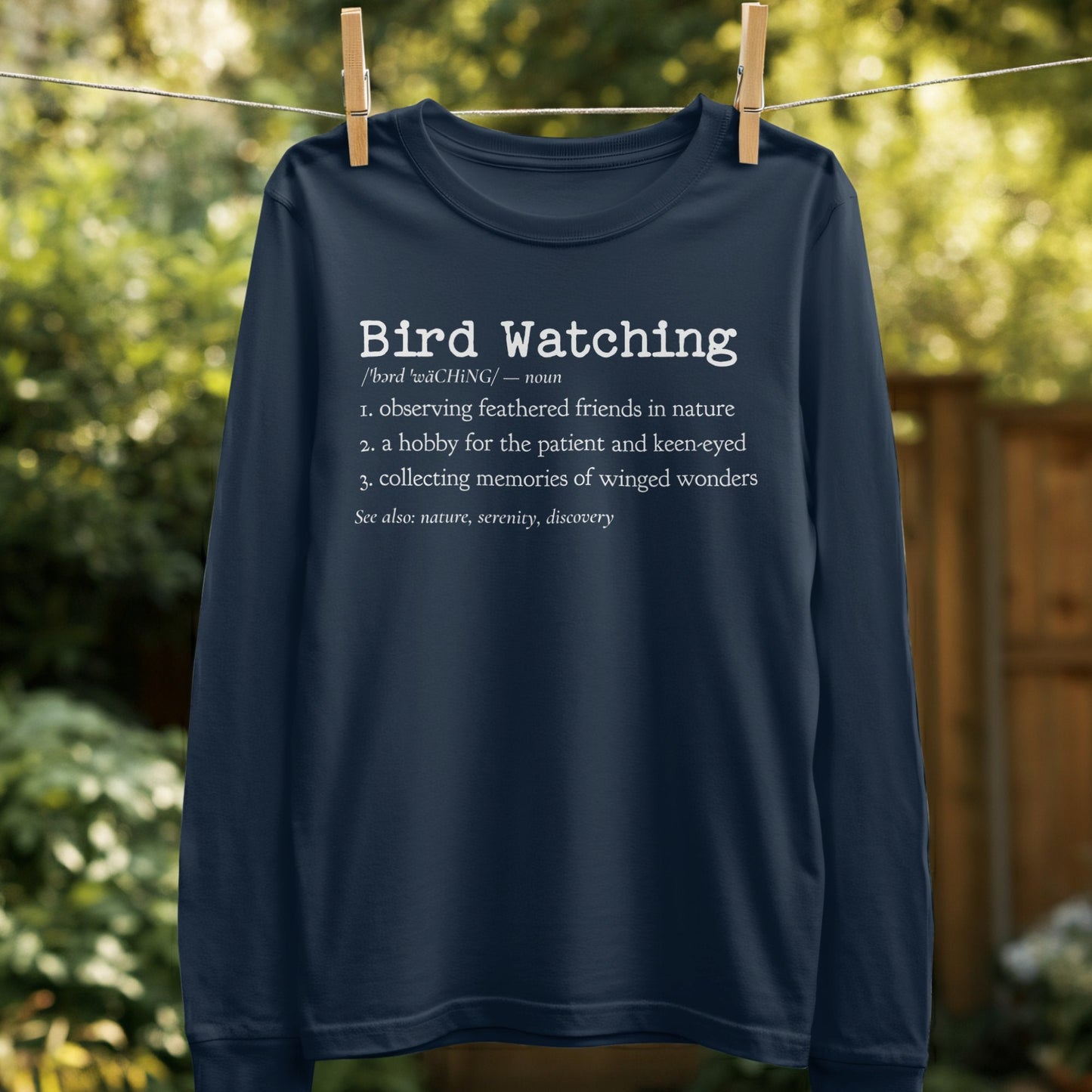 Bird Watching Definition Long Sleeve Shirt product