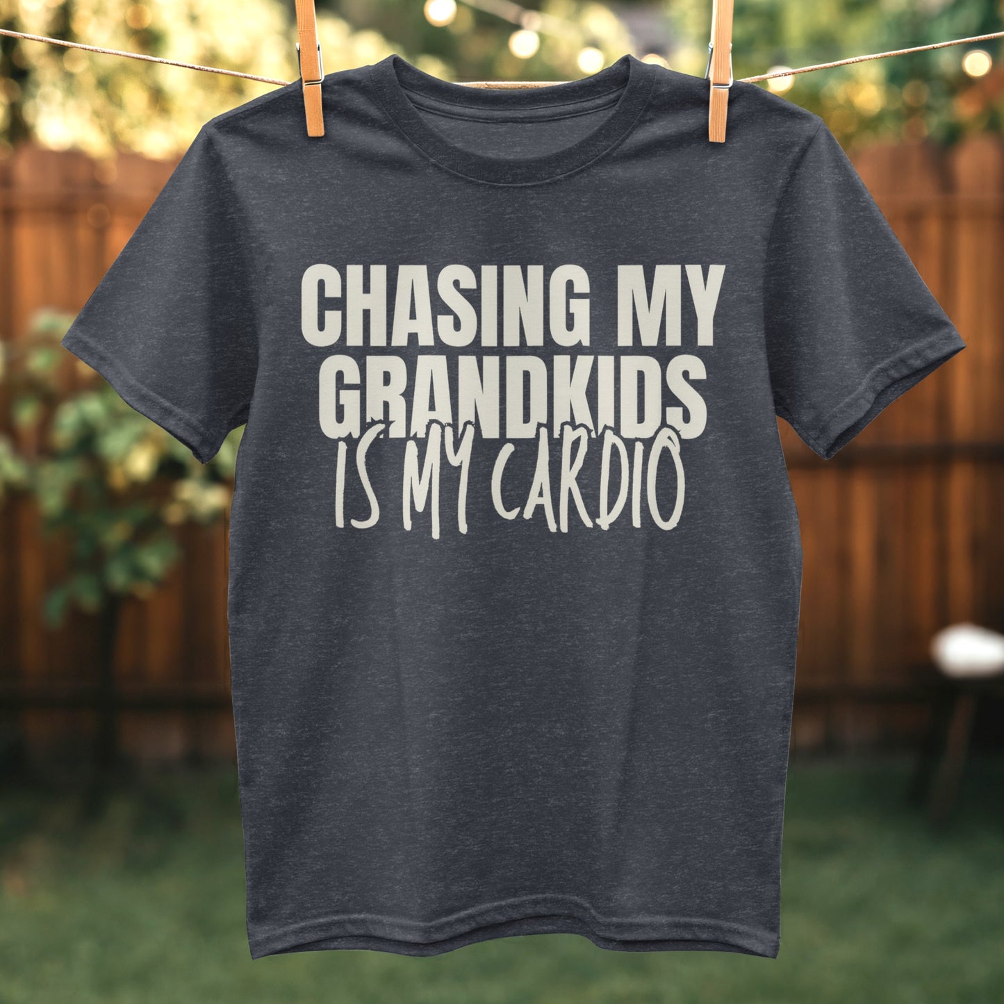 Chasing My Grandkids Is My Cardio T-Shirt product type