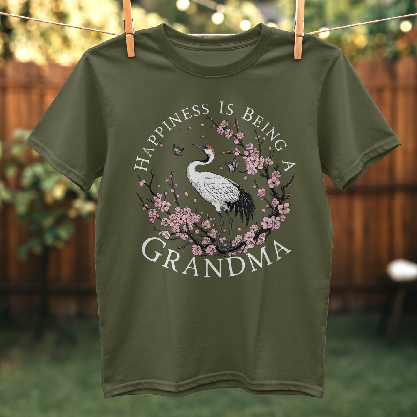 Happiness Is Being A Grandma Graphic T-Shirt product type