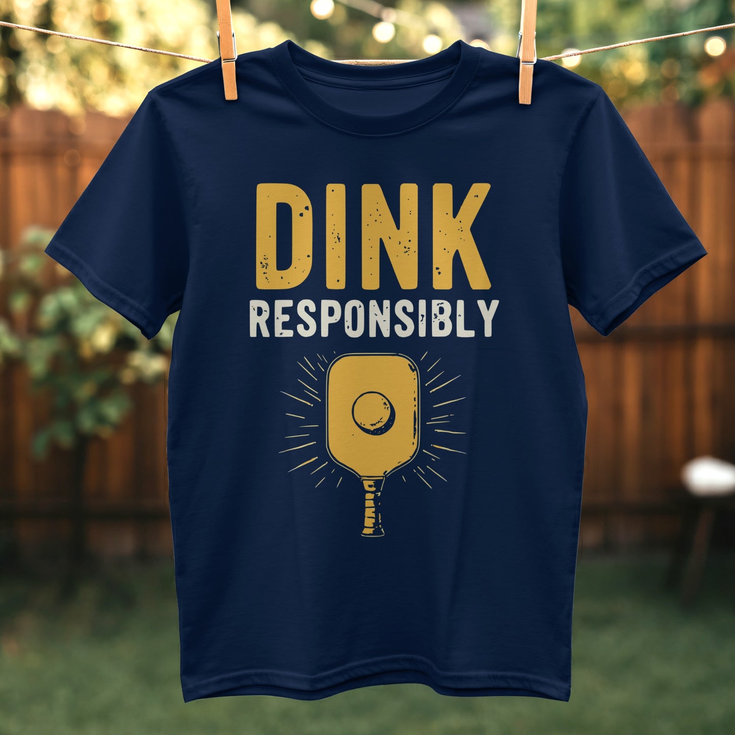 Dink Responsibly Bold Graphic Printed T-shirt product