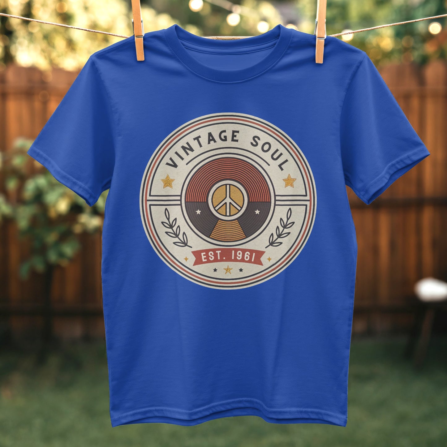 Vintage Soul 1961 Peace Sign Graphic T-Shirt product