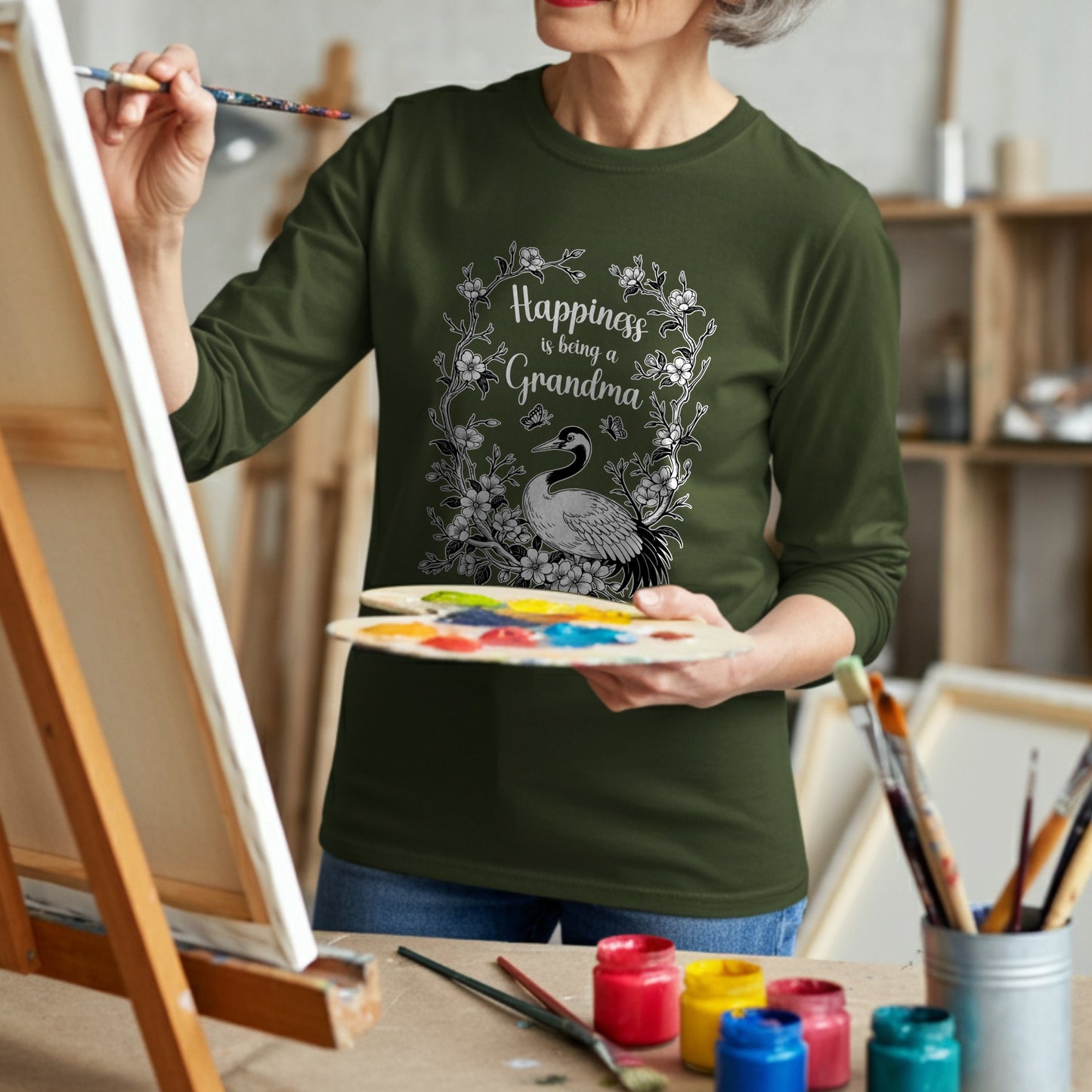 Happiness is being a Grandma Graphic Top product type