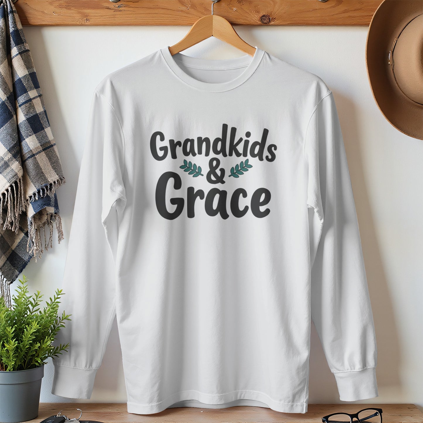 Grandkids Grace Long Sleeve Shirt Family-themed product