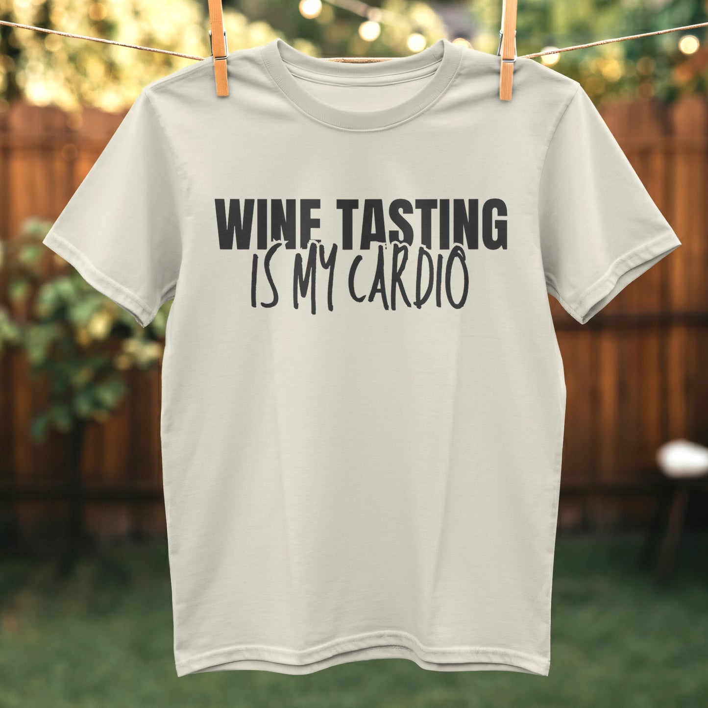 Wine Tasting Is My Cardio Graphic T-Shirt product