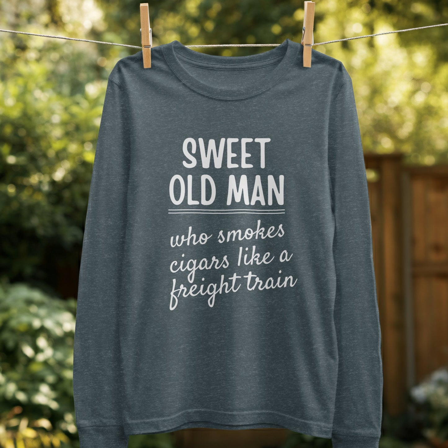 Sweet Old Man Who Smokes Cigars Like a Train product type