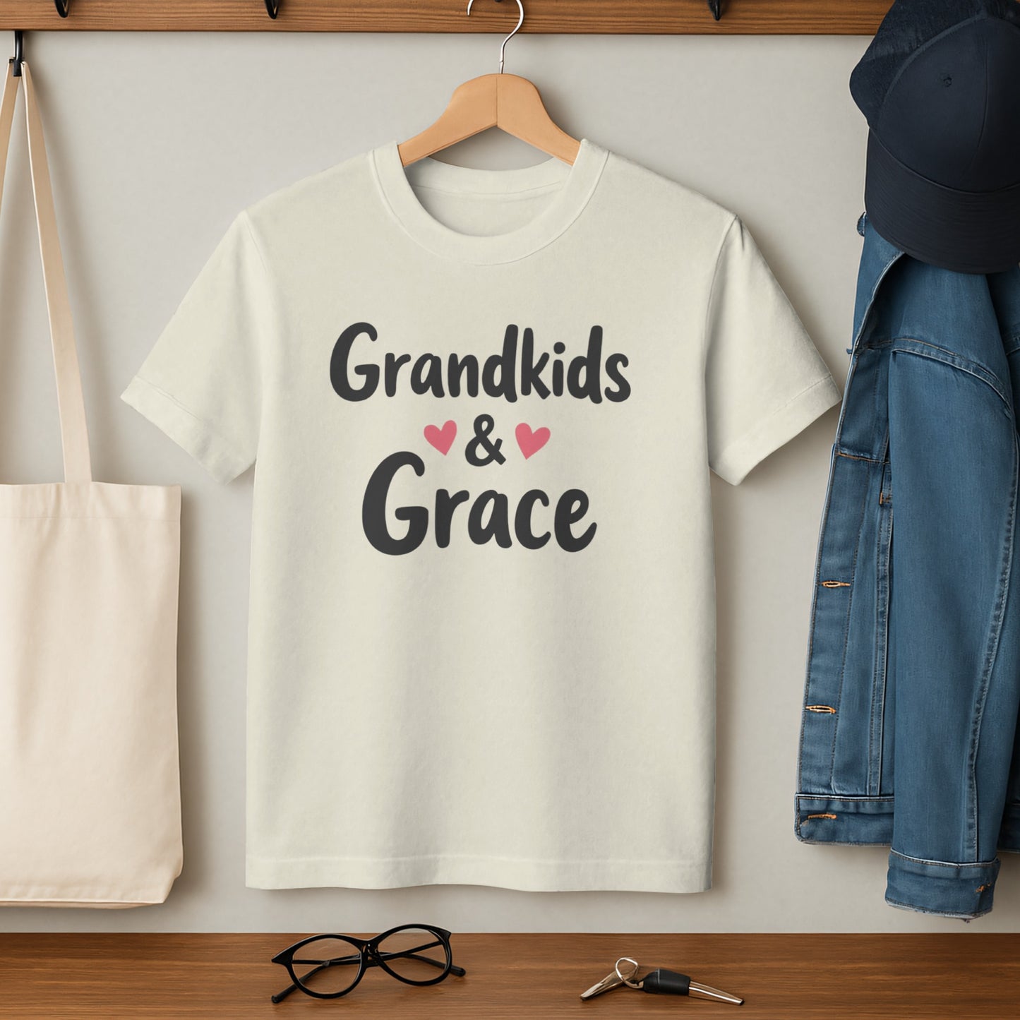 Grandkids and Grace Graphic Casual T-Shirt product type