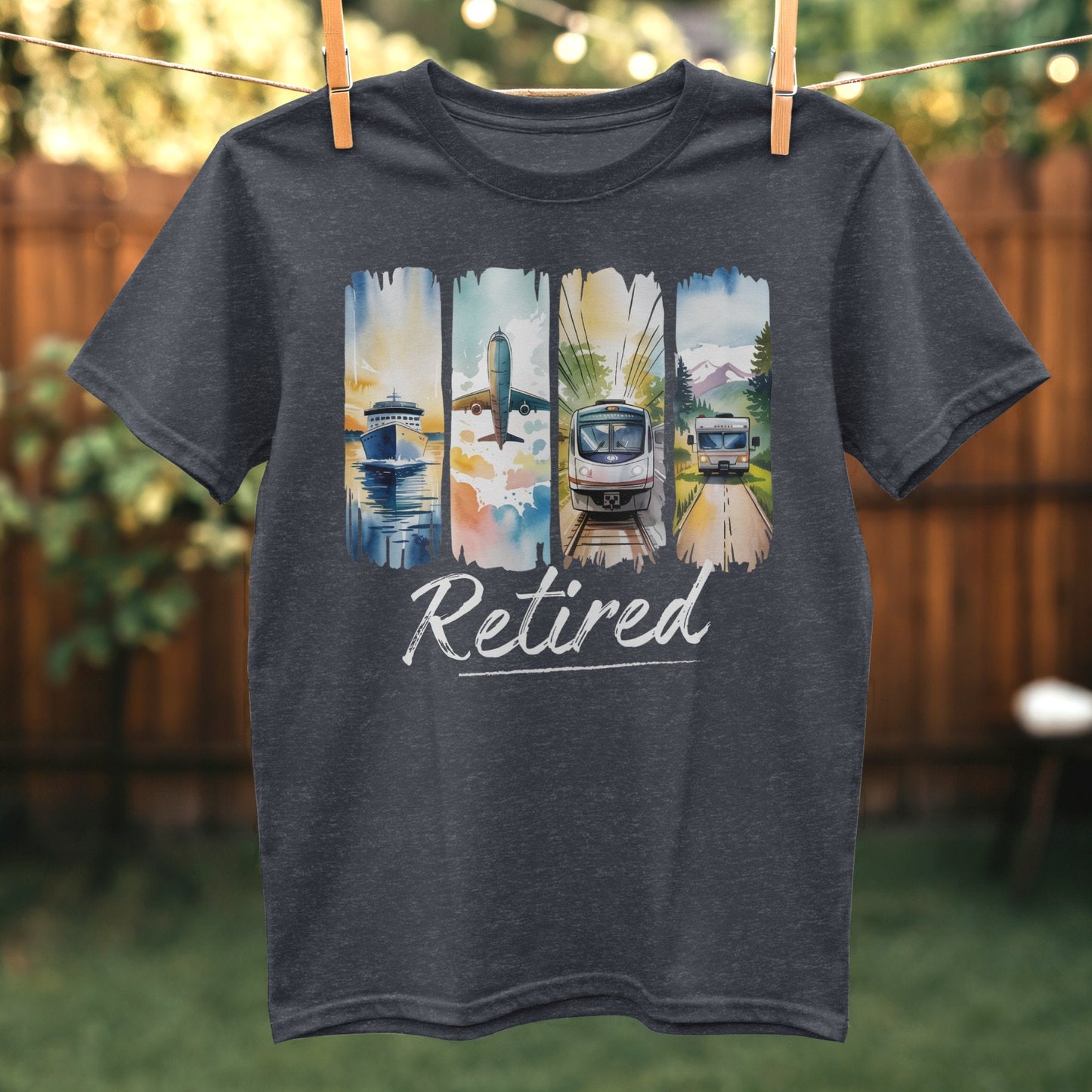 Retired Vintage Travel Adventure Tee Shirt product type