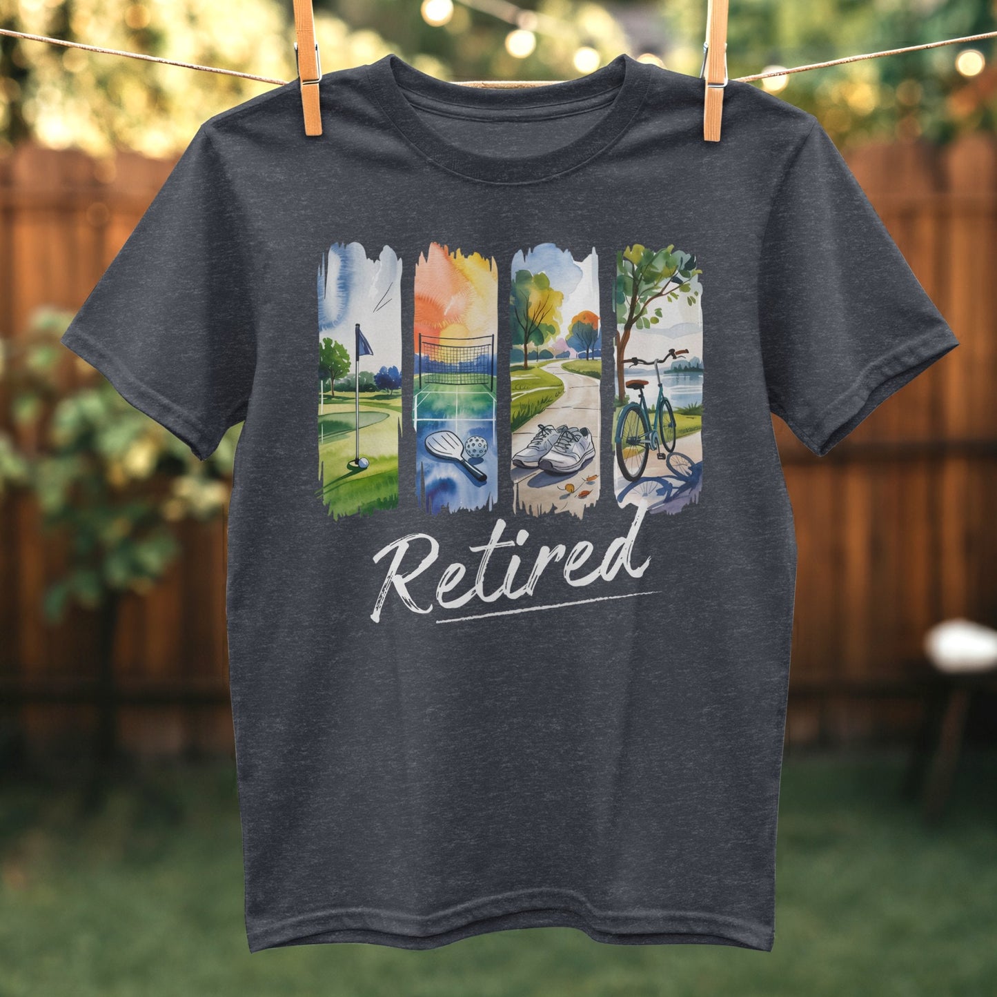 Retired Scenic Multi-Activity Graphic T-Shirt product