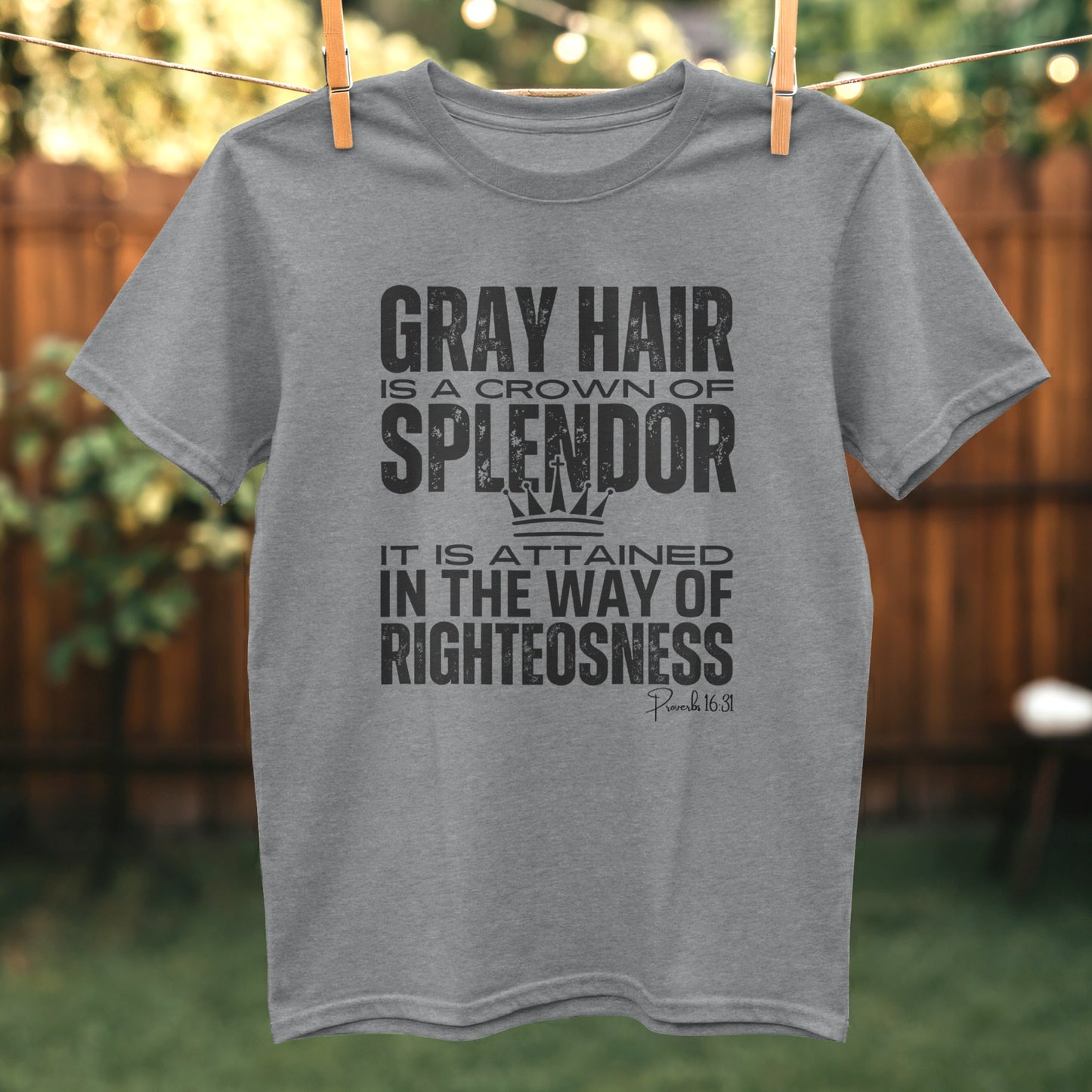 Gray Hair is a Crown of Splendor Righteousness product type