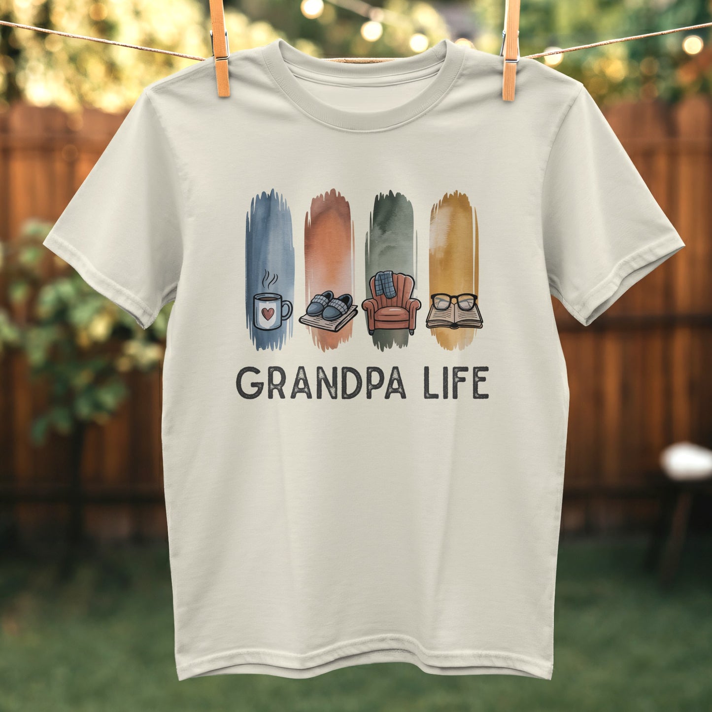 Grandpa Life Graphic T-Shirt Perfect Gift Product