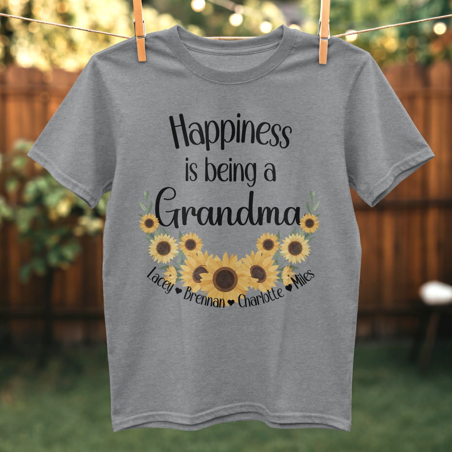 Happiness is Being a Grandma Sunflower product type
