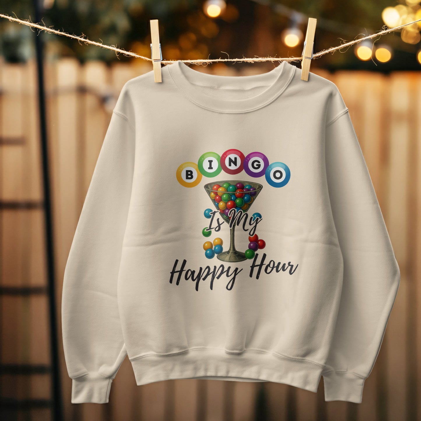 Bingo Is My Happy Hour Sweatshirt product type