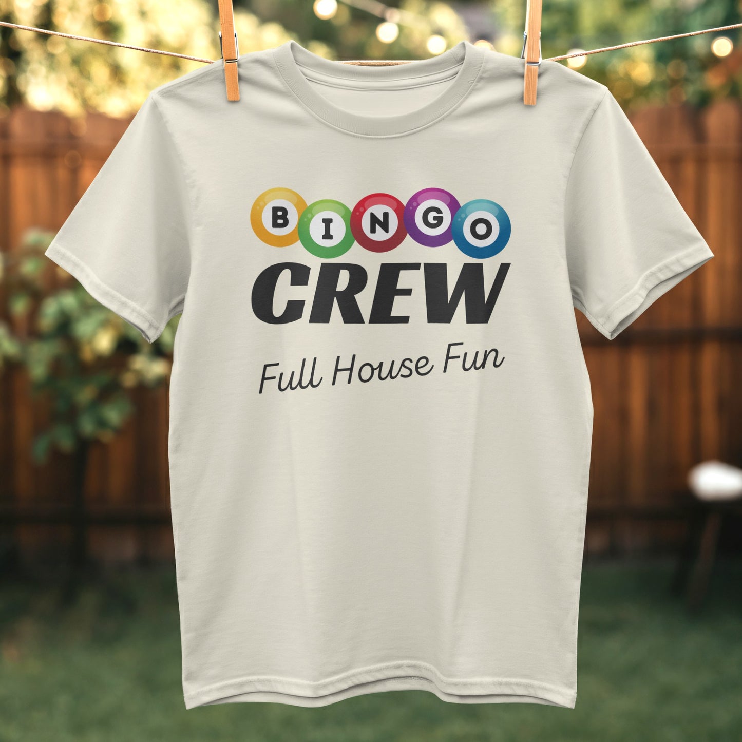 Bingo Crew Full House Fun Graphic T-Shirt product