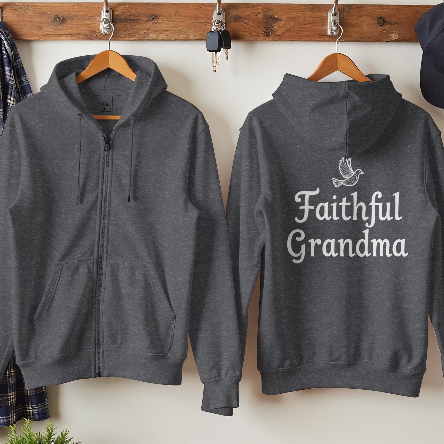 Faithful Grandma Graphic Hoodie Great Gift product