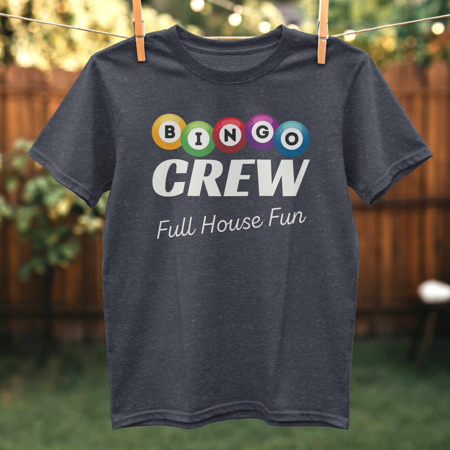 BINGO CREW Full House Fun Graphic T-Shirt product