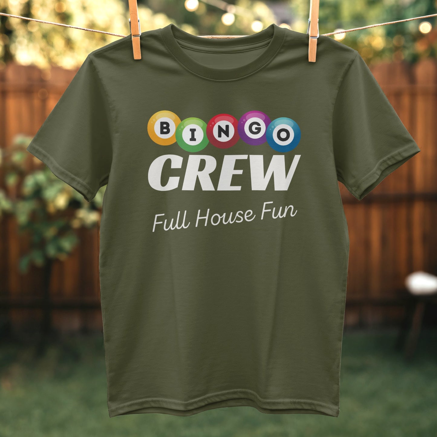 Bingo Crew Full House Fun T-Shirt product type