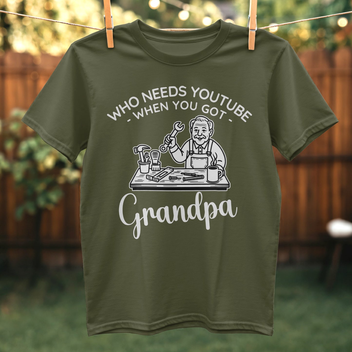 Who Needs YouTube When You Got Grandpa T-shirt product