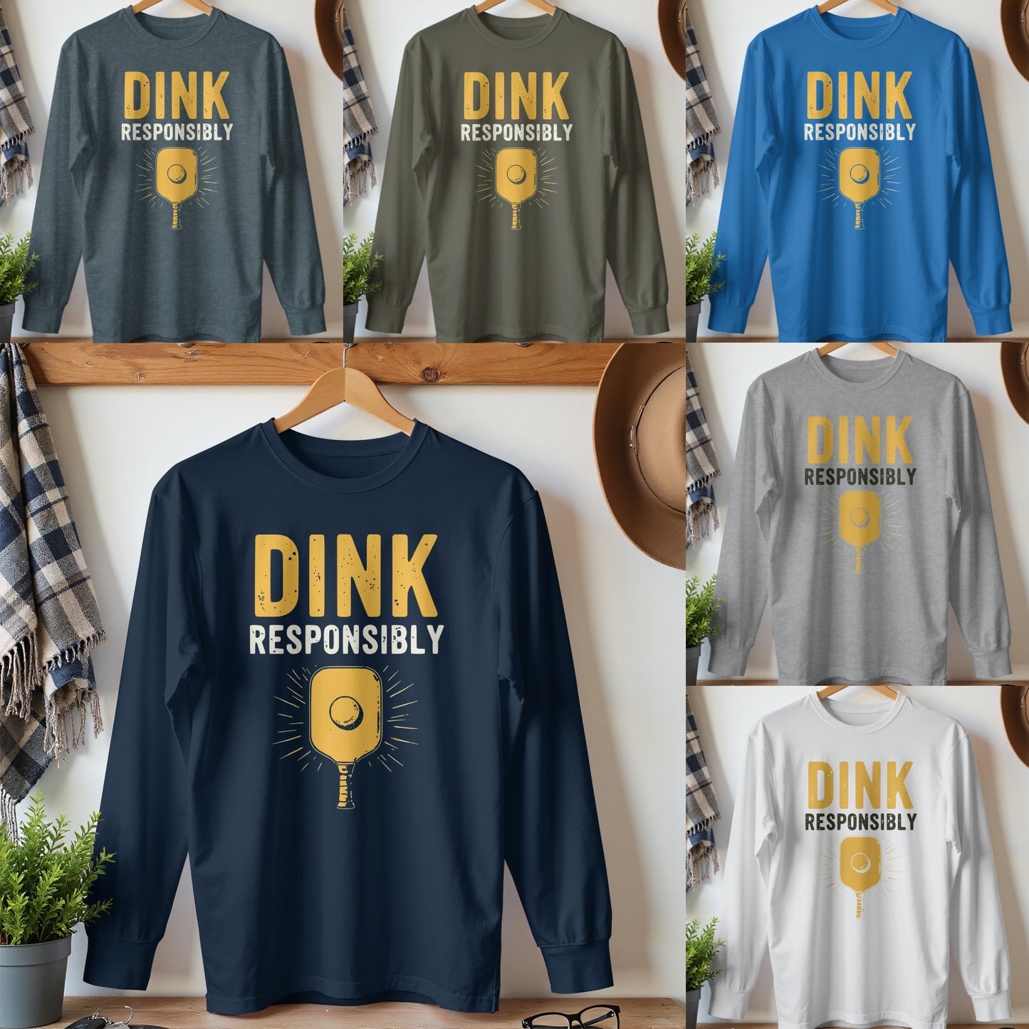 Dink Responsibly Graphic Long Sleeve Shirt product