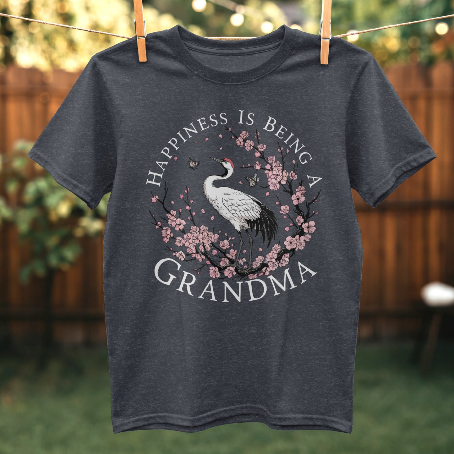 Happiness Is Being A Grandma Printed T-shirt product