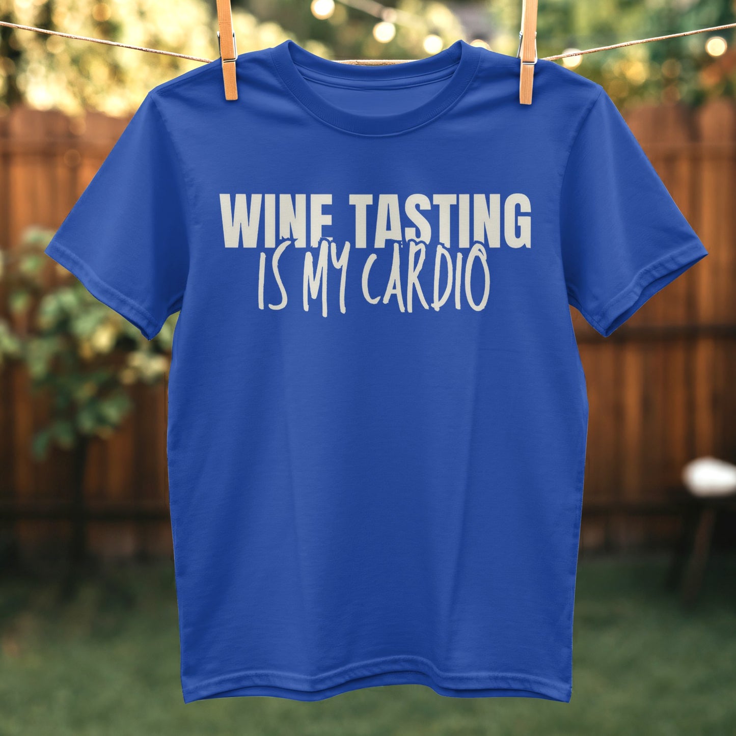 Wine Tasting Is My Cardio Graphic T-shirt product type