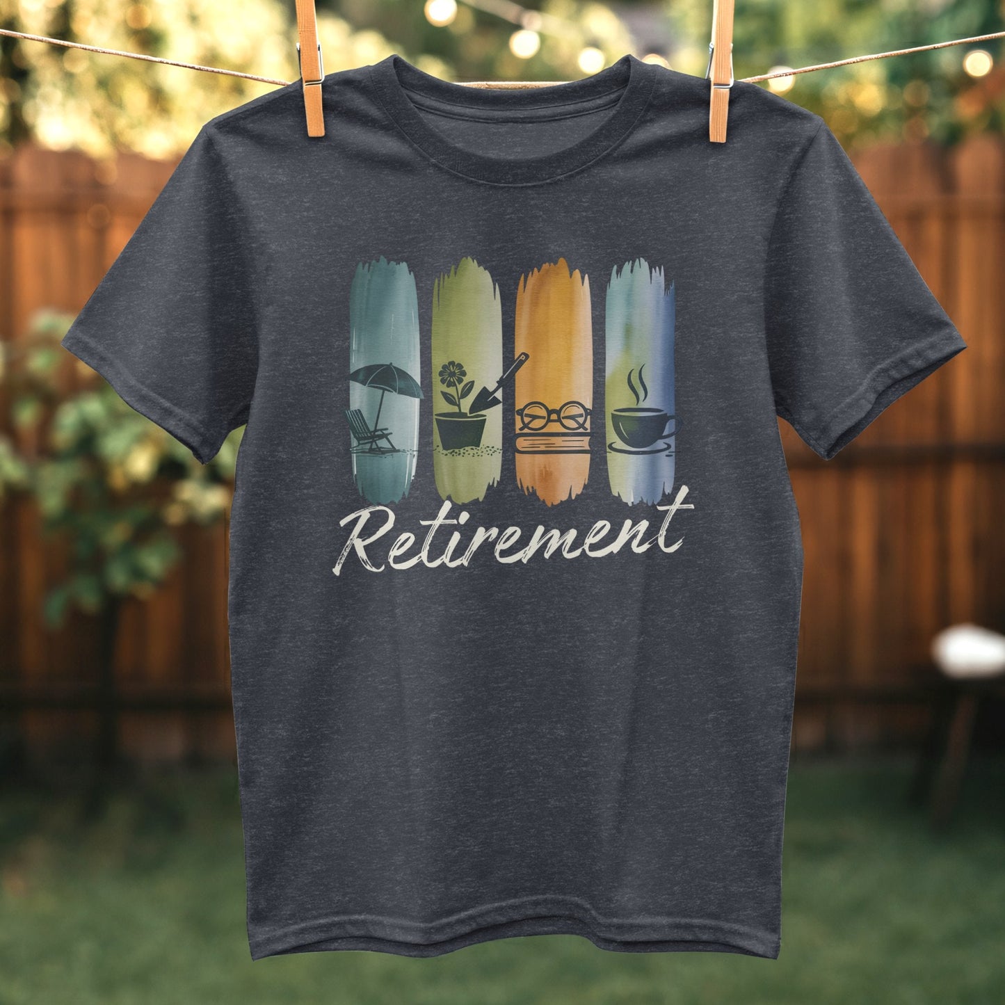 Retirement Theme Graphic Printed T-Shirt product type