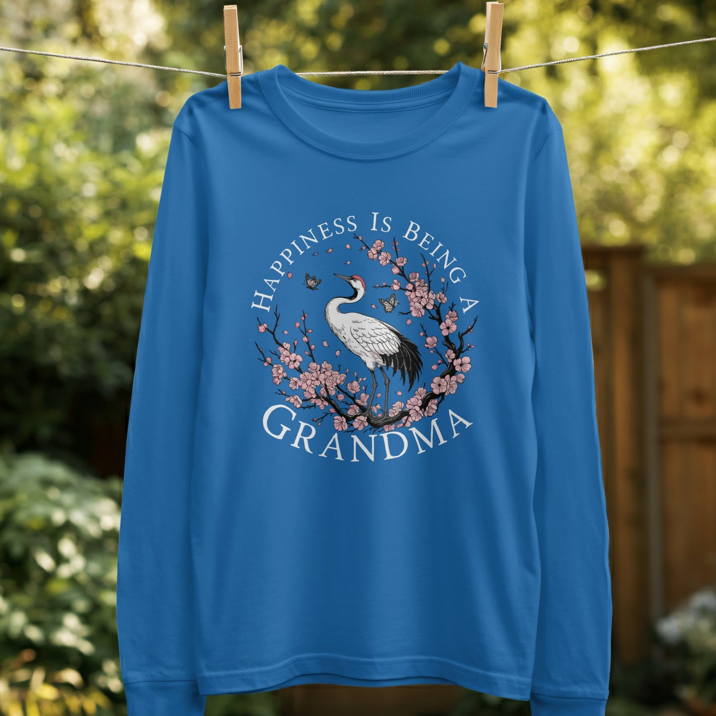 Happiness Is Being A Grandma Long Sleeve Shirt product type